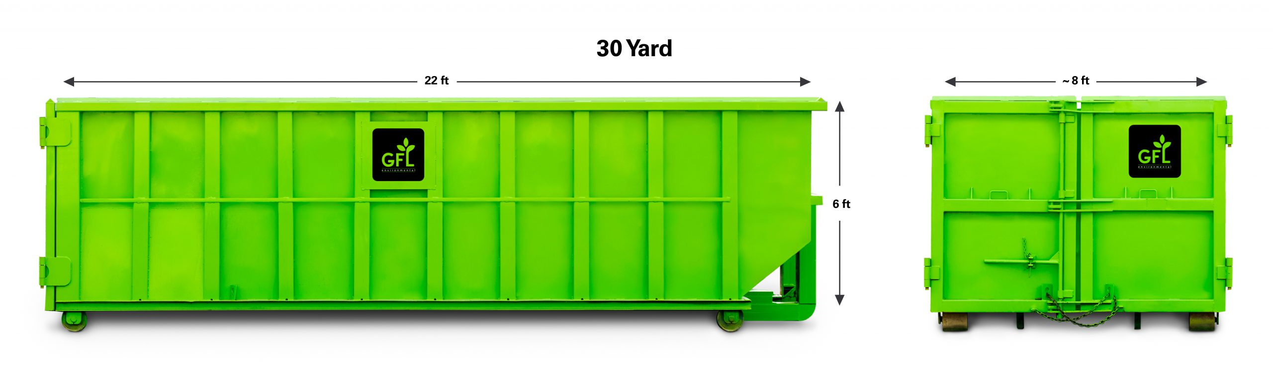 GFL 30 Yard Roll Off Dumpster